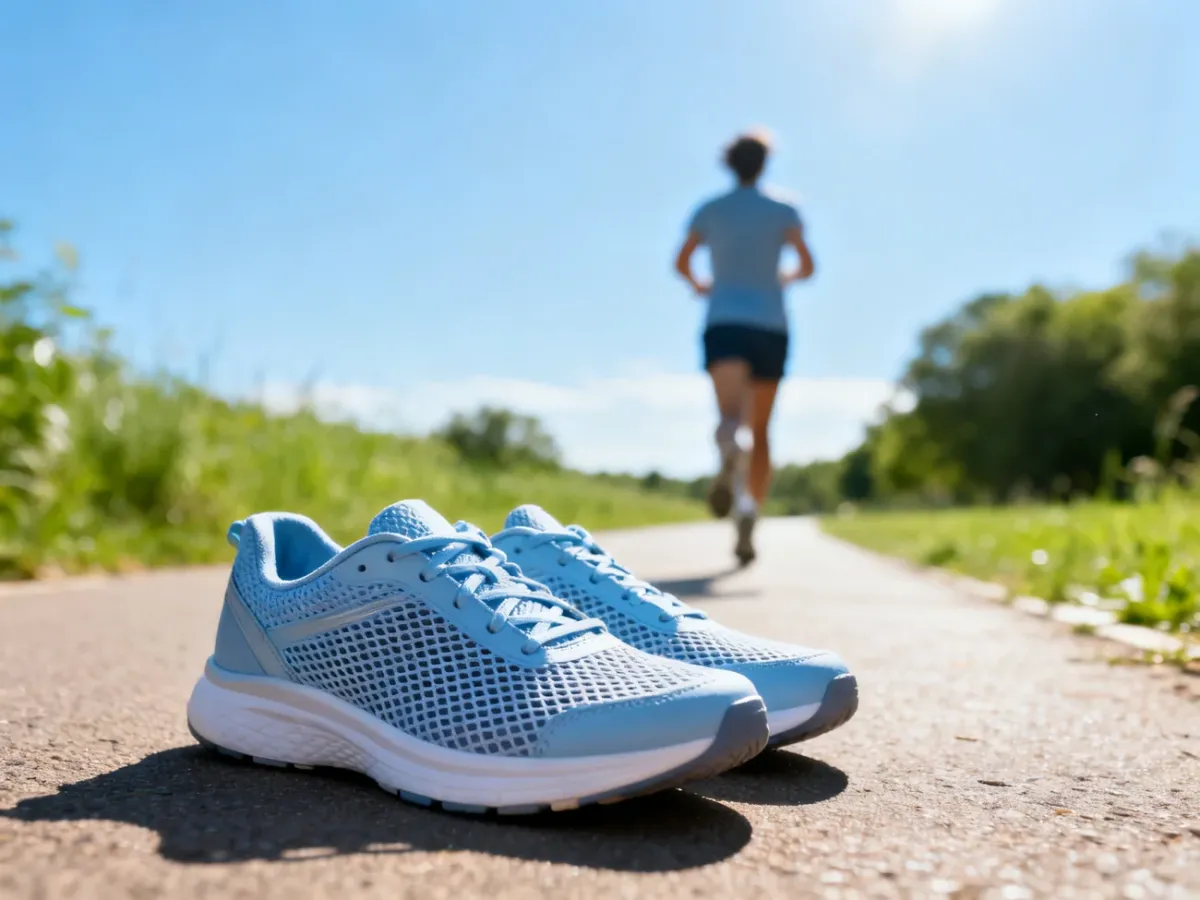 Lekkie sneakersy tekstylne na letnią aktywność na świeżym powietrzu